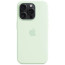 Чехол Apple iPhone 15 Pro Silicone Case with MagSafe Soft Mint (MWNL3)