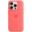 Чехол Apple iPhone 15 Pro Max Silicone Case with MagSafe Guava (MT1V3)