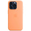 Чехол-накладка Apple iPhone 15 Pro Silicone Case with MagSafe Orange Sorbet (MT1H3)