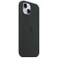 Чехол Apple iPhone 15 Silicone Case with MagSafe Black (MT0J3)
