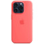Чехол Apple iPhone 15 Pro Max Silicone Case with MagSafe Guava (MT1V3)
