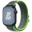 Ремешок для Apple Watch 41/40/38mm Bright Green/Blue Nike Sport Loop (MTL03)