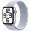 Apple Watch SE 2 2024 GPS 40mm Silver Aluminium with Blue Cloud Sport Loop (MXEE3)
