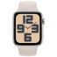 Apple Watch SE GPS 44mm Starlight Aluminum with Starlight Sport Band M/L (MRE53)