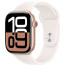 Apple Watch Series 10 GPS + Cellular 46mm Rose Gold Aluminium with Light Blush Sport Band M/L (MWY73)