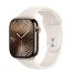 Apple Watch Series 10 42mm Gold Titanium Case with Starlight Sport Band M/L (MX073)