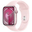 Apple Watch Series 9 45mm Pink Aluminium with Light Pink Sport Band S/M (MR9G3)