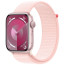 Apple Watch Series 9 GPS 41mm Pink Aluminum with Light Pink Sport Loop (MR953)