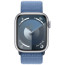Apple Watch Series 9 GPS 41mm Silver Aluminum with Winter Blue Sport Loop (MR923)