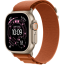 Apple Watch Ultra 3 Natural Titanium Case with Terra Cotta Alpine Loop Small (MF1V4/MFTA4)