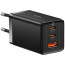 Зарядное устройство Baseus GaN5 Pro Fast Charger 2C+U 65W Black w/Type-C to Type-C (CCGP120201)