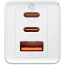 Зарядное устройство Baseus GaN5 Pro Fast Charger 2C+U 65W White w/Type-C to Type-C (CCGP120202)