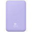 Дополнительный аккумулятор Baseus Magnetic Mini Wireless Fast Charge 5000mAh 20W с кабелем Nebula Purple (P10022107513-00)