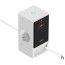 Зарядное устройство Baseus PowerCombo Digital PowerStrip 2AC+1U+1C+Retractable-C 65W Smart Version with 1.5m power cord