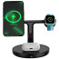 Беспроводное ЗУ Baseus Swan 3-in-1 Wireless Magnetic Charging Bracket 20W (WXTE000101)