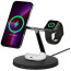 Беспроводное ЗУ Belkin BoostCharge Pro 3in1 Wireless Charger with MagSafe 15W Black (WIZ017VFBK)