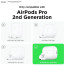 Чехол Elago Silicone Basic Case with Nylon Lanyard для Airpods Pro 2 Light Pink (EAPP2SC-BA+ROSTR-LPK)