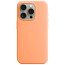 Чехол Monblan Magnetic Silicone MagSafe для iPhone 15 Pro Orange Sorbet