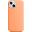Чехол Monblan Magnetic Silicone MagSafe для iPhone 15 Orange Sorbet