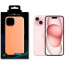 Чехол Monblan Magnetic Silicone MagSafe для iPhone 15 Orange Sorbet
