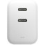 Зарядное устройство Native Union Fast GaN Charger PD 35W Dual USB-C Port White (FAST-PD35-WHT-EU)