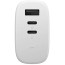 Зарядное устройство Native Union Fast GaN Charger PD 67W 3 Ports White (FAST-PD67-WHT-2CA)