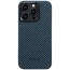 Чехол Pitaka MagEZ Case 4 для iPhone 15 Pro Twill 1500D Black/Blue (KI1508P)
