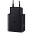 Сетевое зарядное устройство Samsung Compact Power Adapter 45W Black with Type-C/Type-C (EP-T4511XBEGEU)