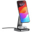 Беспроводное ЗУ Satechi 2-in-1 Foldable Qi2 Wireless Charging Stand Space Gray (ST-Q21FM)