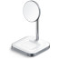Беспроводное ЗУ Satechi Aluminum 2 in 1 Magnetic Wireless Charging Stand Space Grey (ST-WMCS2M)